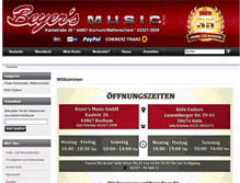 Tablet Screenshot of beyers-music.de